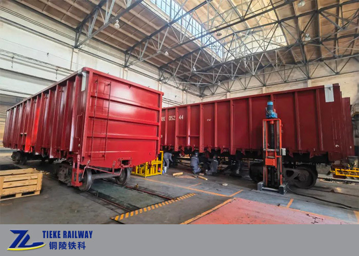 70 Tons Load Railway Gondola Transport Bulk Coal Ores Containers By Railroad