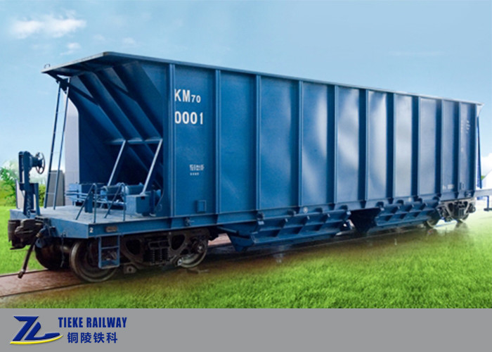 Heavy Load 70 Ton Ore Coal Railway Hopper Wagons 1435mm Gauge 120 Km/H Speed Wagons