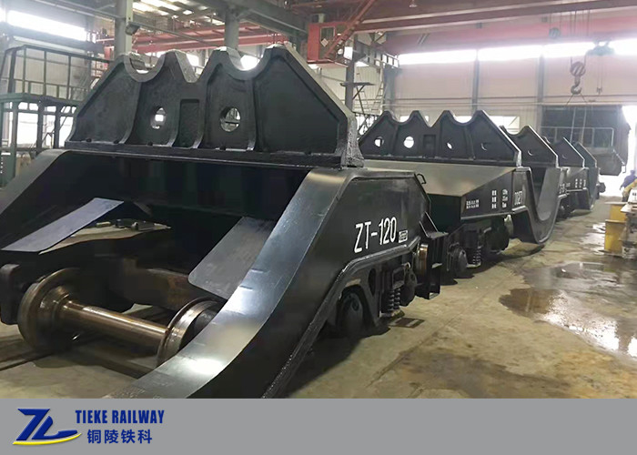 120 Ton Hot Metal Ladle Transfer Car Low speed Low Cost For Steelmaking