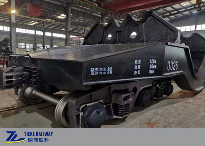 120 Ton Hot Metal Ladle Transfer Car Low speed Low Cost For Steelmaking