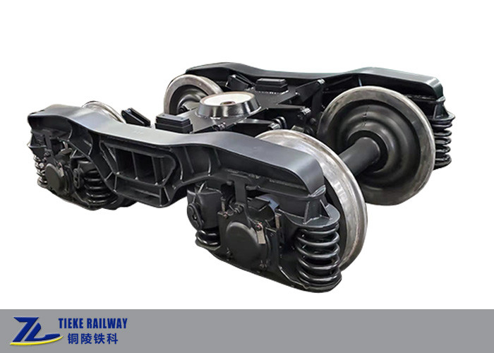 Welded Frame Goods Train Bogie For 4 Axle Truck Car 20 Ton Axle Load
