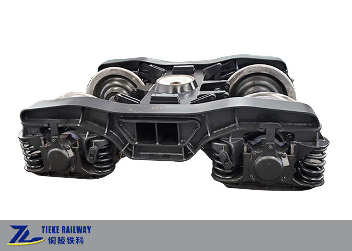 Welded Frame Goods Train Bogie For 4 Axle Truck Car 20 Ton Axle Load