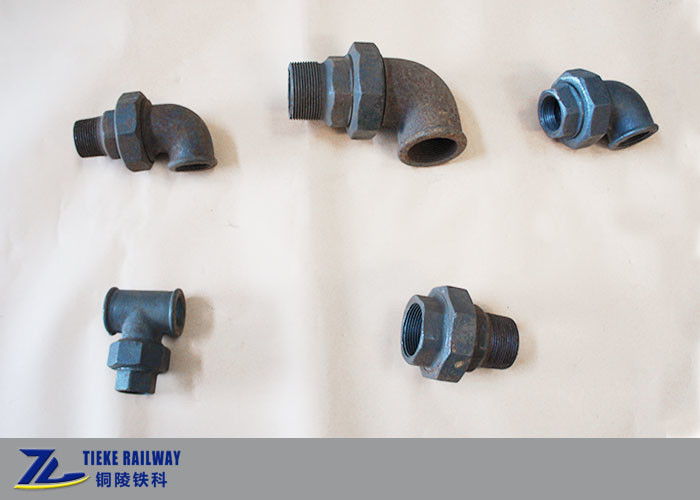 UIC Pipe Joint Fittings Air Brake Parts Pipe Plug Tee Flange Elbow 1.0 MPa