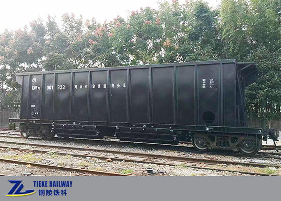 Air Unloading Coal Railway Wagon With Four Bottom Discharge Hatches