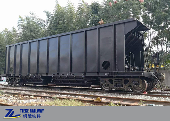 90T Quick Discharge Railway Ore Hopper Wagons 1435mm Gauge AAR Air Brake