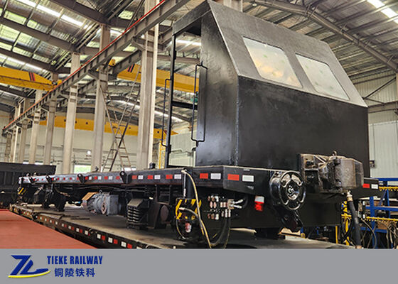 25 Ton Electric Rail Flat Car Self-Driven Railway Flat Wagon