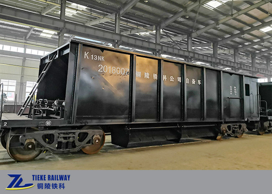 Pneumatic Unloading Ore Hopper Wagons 60t Loading Freight Train