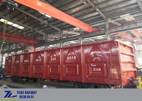 EN Standard Open Top Bulk Wagon Railcar 70t Load Wagons 80km/H