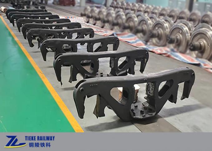 Railway Locomotive Bogie Side Frame Three Piece Casting Steel GOST Standard