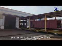 Air Unloading Coal Railway Wagon With Four Bottom Discharge Hatches